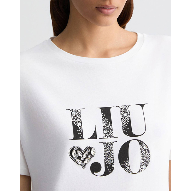 Product LIU JO WHITE_WA5J21__ECS T-SHIRT MODA M/C ΜΠΛΟΥΖΑ ΓΥΝΑΙΚΕΙΟ base image