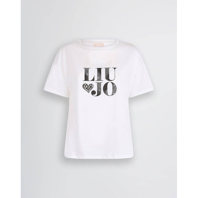 Product LIU JO WHITE_WA5J21__ECS T-SHIRT MODA M/C ΜΠΛΟΥΖΑ ΓΥΝΑΙΚΕΙΟ base image