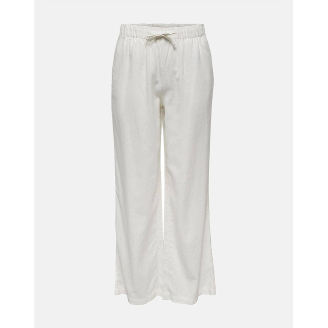 Product ONLY ONLCARO MW LINEN BL PULL-UP PANT CC PNT base image