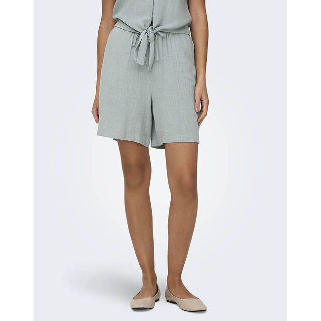 Product ONLY ONLSIESTA MW PULL-UP LIN BL SHORTS NOOS base image