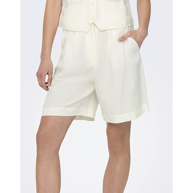 Product ONLY ONLWINDY LIFE HW LINEN BL SHORTS TLR base image