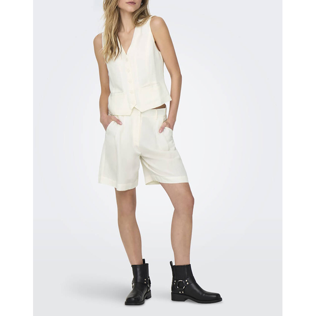 Product ONLY ONLWINDY LIFE HW LINEN BL SHORTS TLR base image