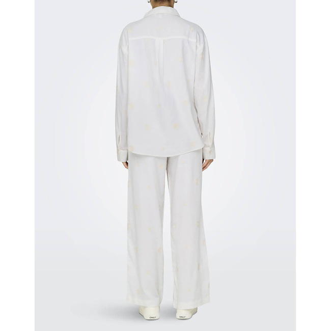 Product ONLY ONLCARO L/S LINEN BL EMB SHIRT CC PNT base image