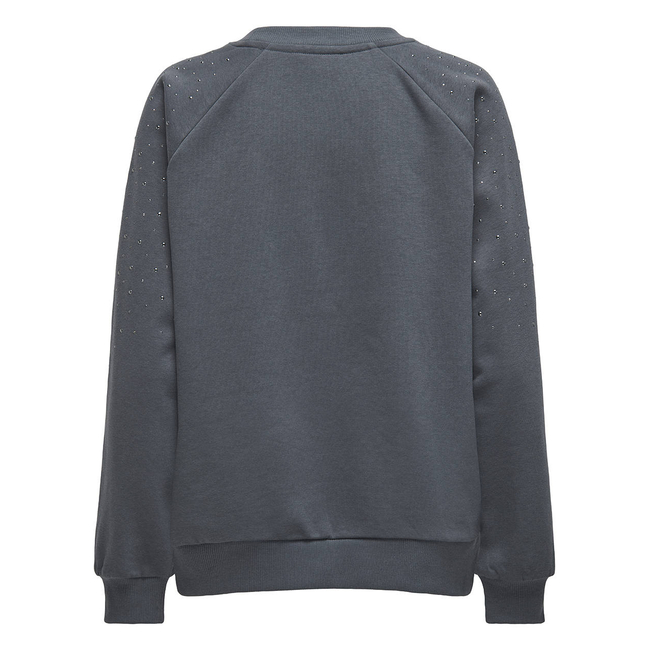 Product ONLY ONLKIARA L/S O-NECK OVERSIZE STUDS SWT base image