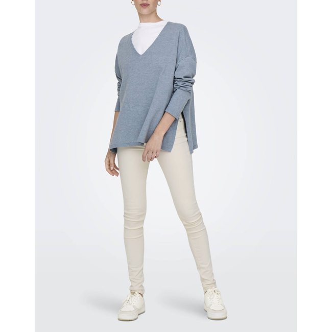 Product ONLY ONLAMALIO LIFE LS V-NECK KNT base image