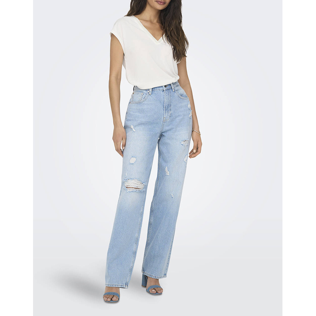 Product ONLY ONLFREE LIFE S/S MODAL STITCH TOP JRS base image