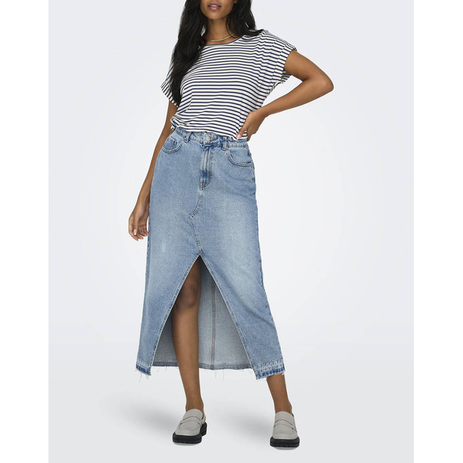 Product ONLY ONLMOSTER STRIPE S/S O-NECK TOP JRS NOOS base image