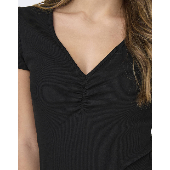 Product ONLY ONLBETTY LIFE S/S V-NECK TOP CC JRS base image