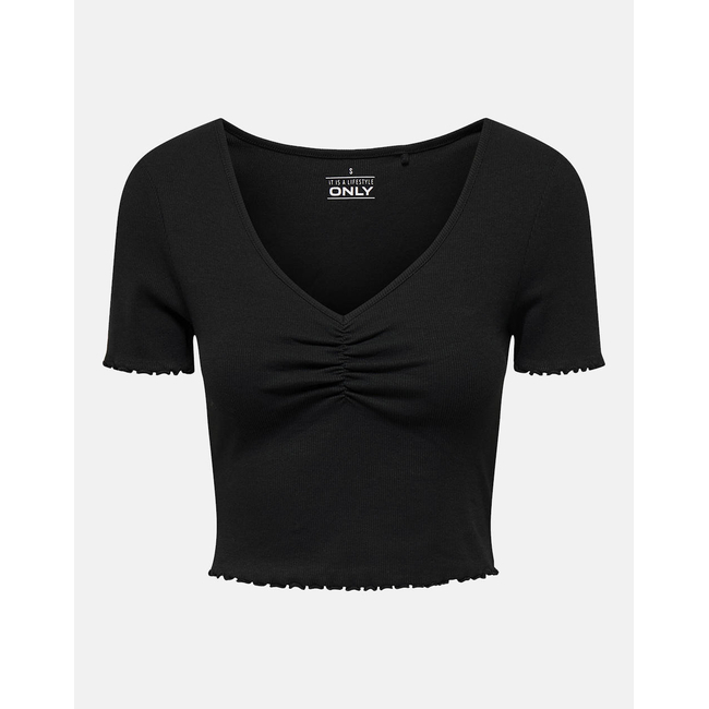 Product ONLY ONLBETTY LIFE S/S V-NECK TOP CC JRS base image