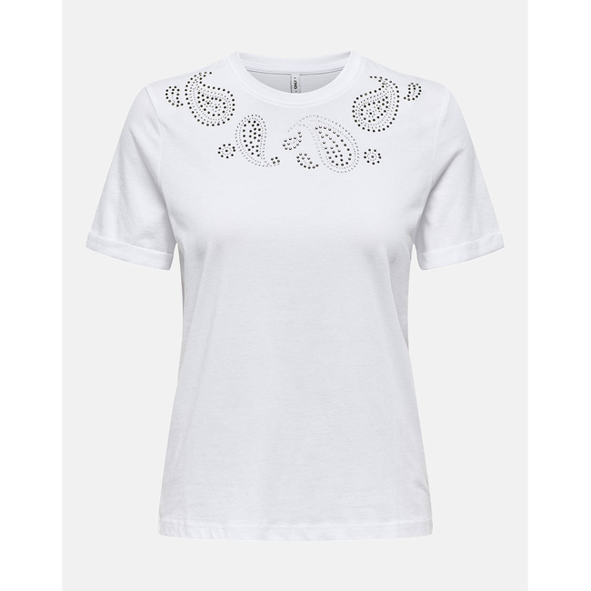 Product ONLY ONLHOLLIS LIFE S/S O-NECK TOP BOX JRS base image