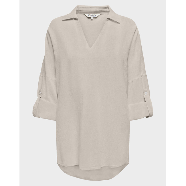 Product ONLY ONLCARO 3/4 LINEN BL TUNIC CC PNT base image