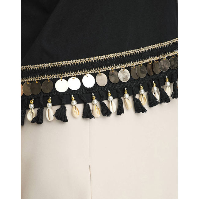 Product ONLY ONLFILIPPA LIFE S/S TASSEL TOP JRS base image