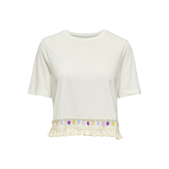 Product ONLY ONLFILIPPA LIFE S/S TASSEL TOP JRS base image