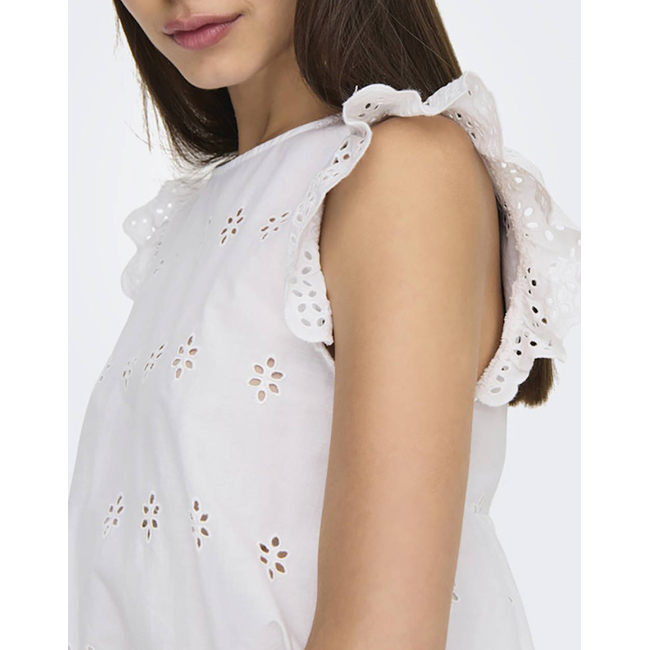 Product ONLY ONLLOU LIFE EMB S/S OPEN BACK TOP PTM base image