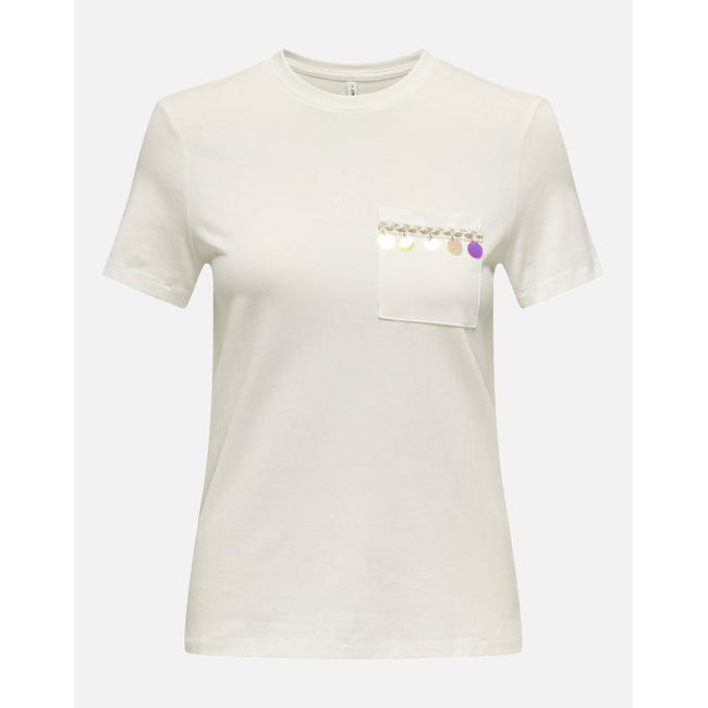 Product ONLY ONLFILIPPA LIFE S/S O-NECK TOP JRS base image