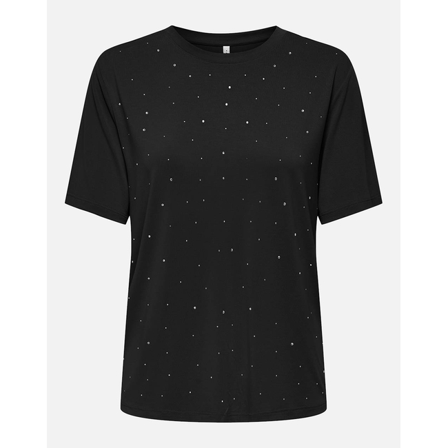 Product ONLY ONLFREE LIFE S/S O-NECK BLING TOP JRS base image
