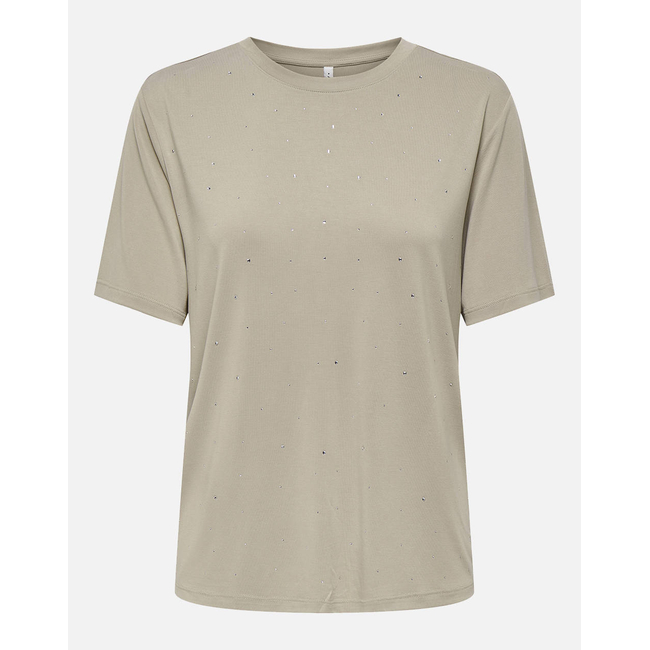Product ONLY ONLFREE LIFE S/S O-NECK BLING TOP JRS base image