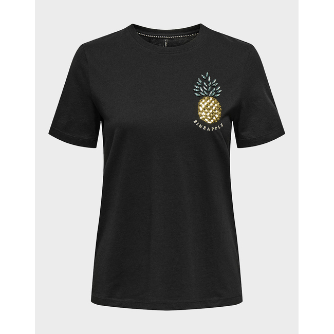 Product ONLY ONLKITA LIFE REG S/S PINEAPPLE TOP JRS base image