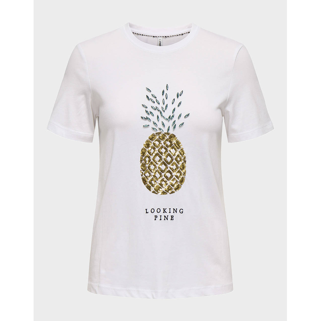 Product ONLY ONLKITA LIFE REG S/S PINEAPPLE TOP JRS base image