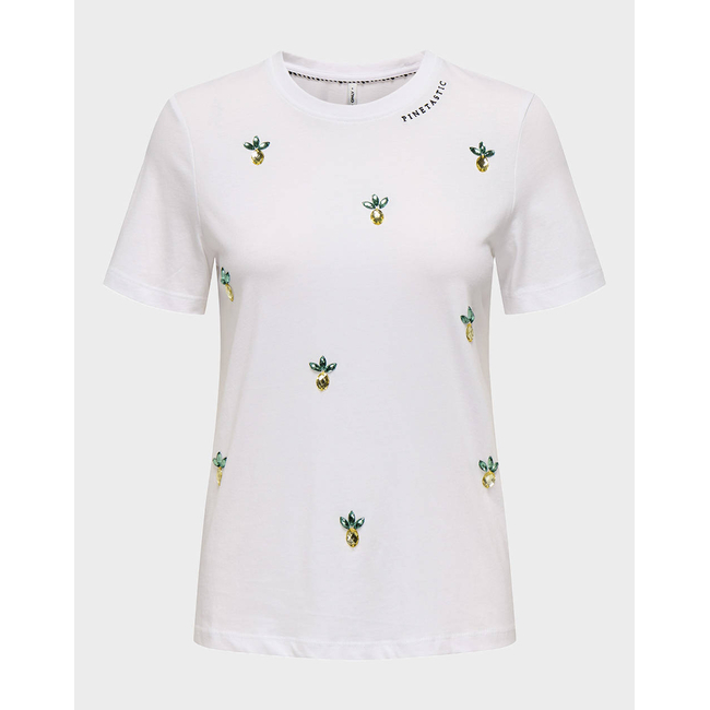 Product ONLY ONLKITA LIFE REG S/S PINEAPPLE TOP JRS base image
