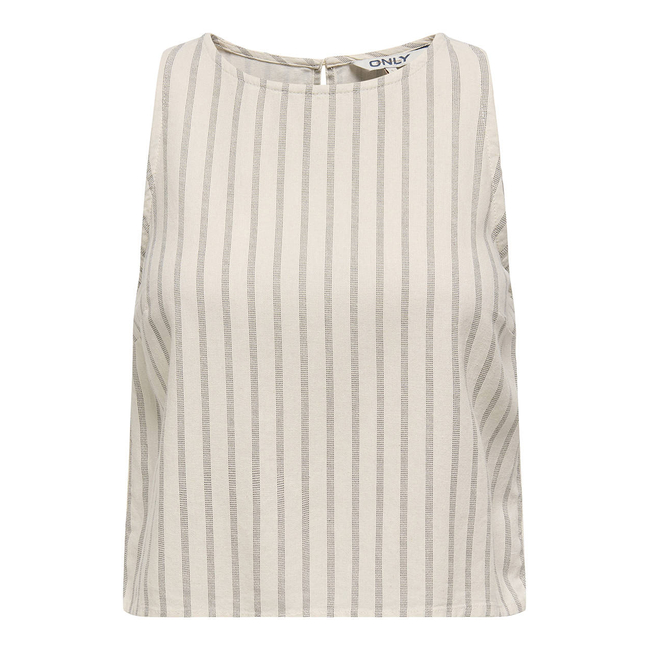 Product ONLY ONLLIMA S/L LINEN BL TOP PNT base image