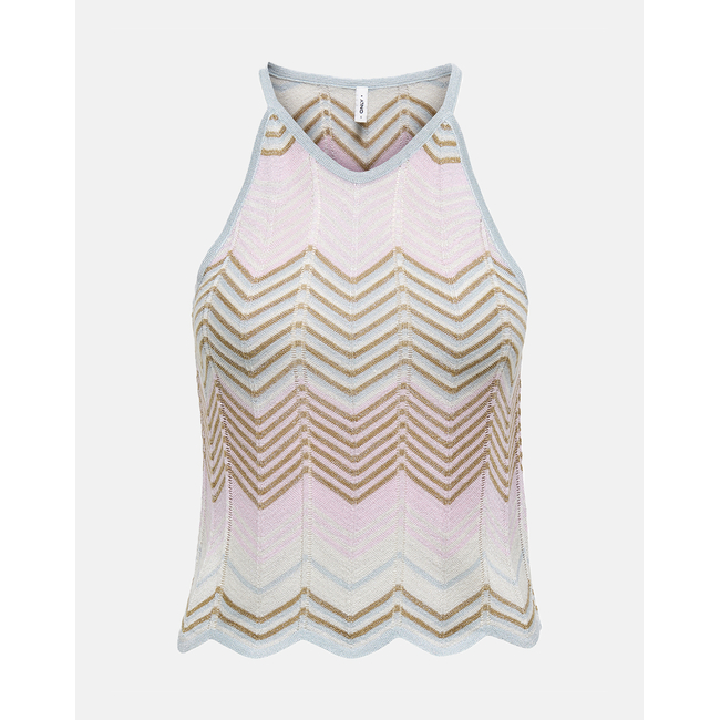 Product ONLY ONLALVIRA LIFE SL GLITTER TOP KNT base image