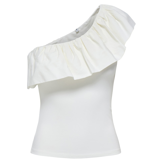 Product ONLY ONLSOFFY ONE SHOULDER MIX TOP BOX JRS base image