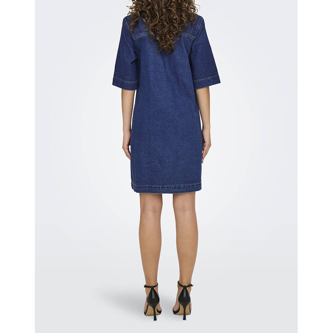 Product ONLY ONLBELLE S/S BUTTON DRESS DNM GUA NOOS base image
