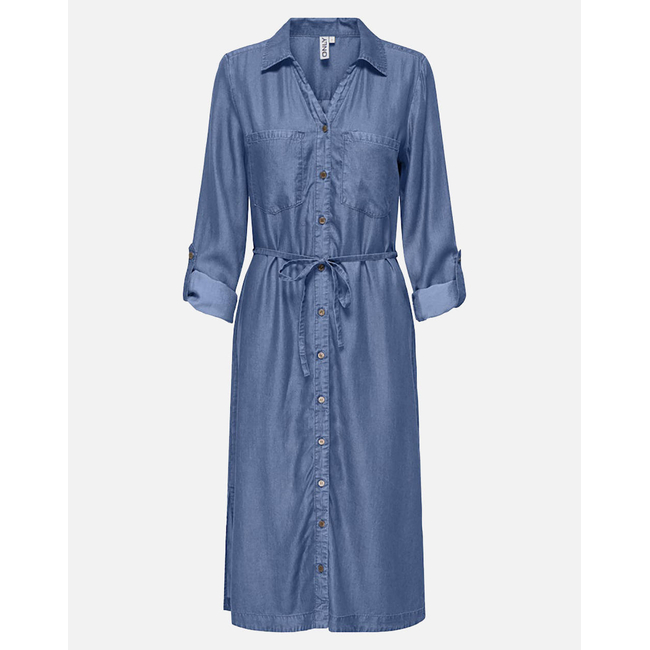 Product ONLY ONLCHARIS LIFE LS BEL SHIRT DRESS CC WVN base image