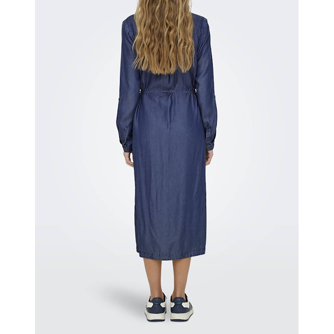 Product ONLY ONLCHARIS LIFE LS BEL SHIRT DRESS CC WVN base image