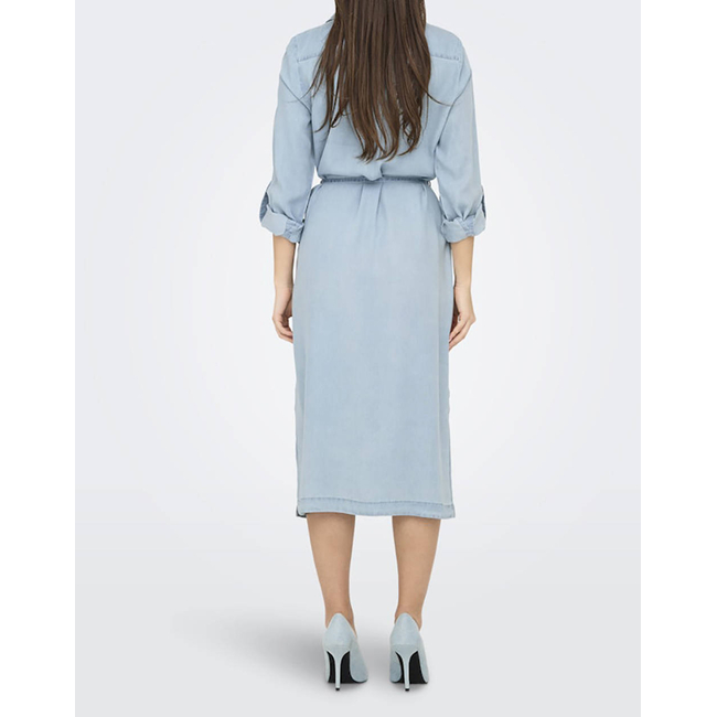 Product ONLY ONLCHARIS LIFE LS BEL SHIRT DRESS CC WVN base image