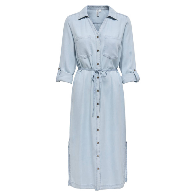 Product ONLY ONLCHARIS LIFE LS BEL SHIRT DRESS CC WVN base image
