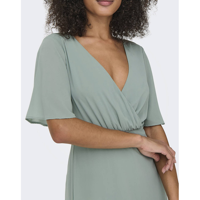 Product ONLY ONLSTAR LIFE S/S MIA MAXI DRESS WVN base image