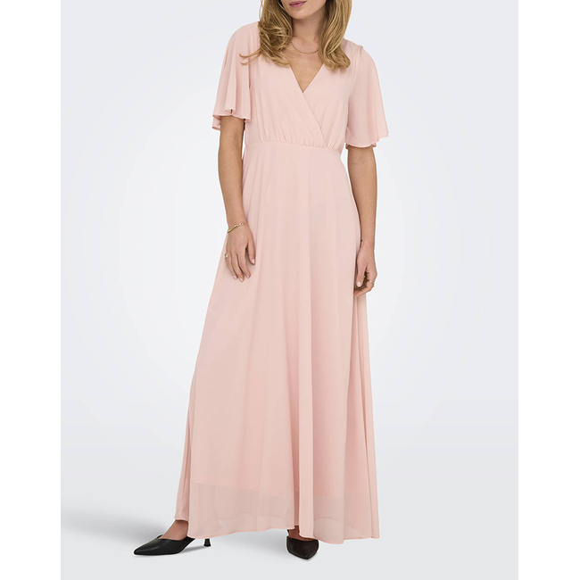 Product ONLY ONLSTAR LIFE S/S MIA MAXI DRESS WVN base image