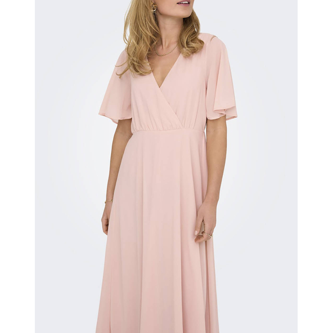 Product ONLY ONLSTAR LIFE S/S MIA MAXI DRESS WVN base image