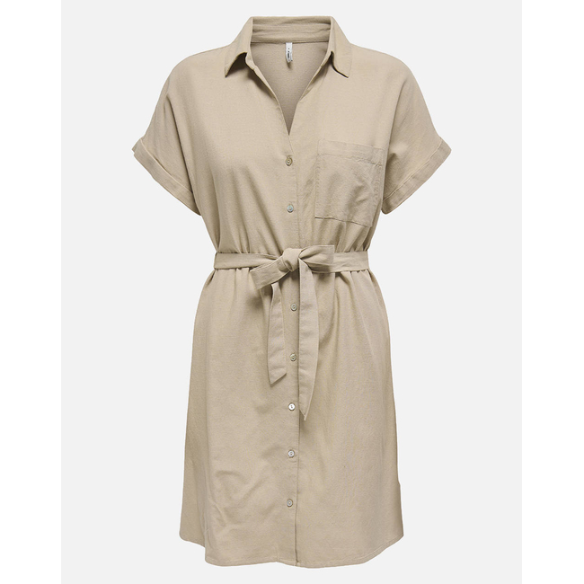Product ONLY ONLJAKIRI LINEN S/S SHIRT DRESS PTM base image