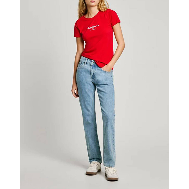Product PEPE JEANS DROP 0 NEW VIRGINIA SS N WOMEN'S T-SHIRT base image