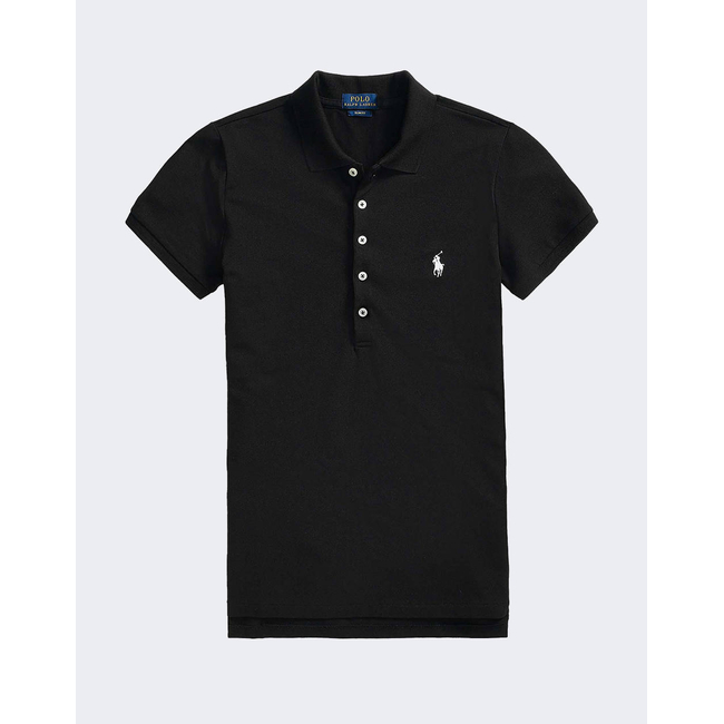 Product RALPH LAUREN JULIE POLO-SLIM-SHORT SLEEVE-POLO SHIRT base image