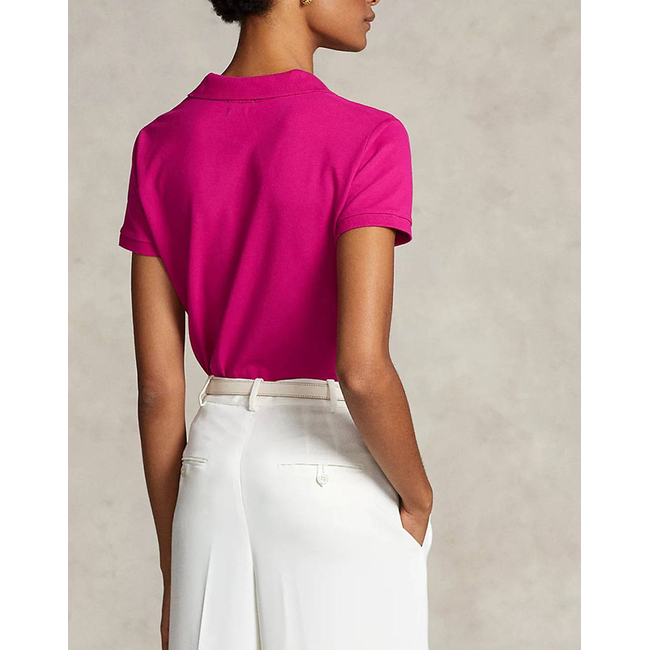 Product RALPH LAUREN JULIE POLO-SLIM-SHORT SLEEVE-POLO SHIRT base image