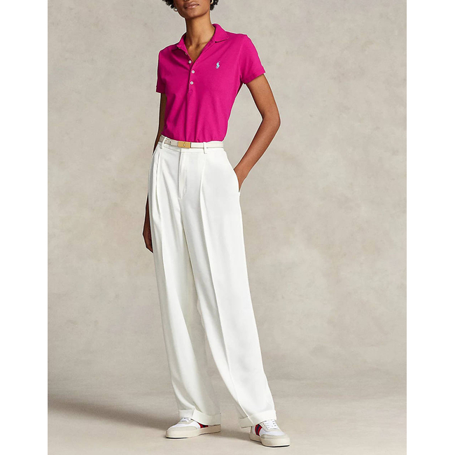 Product RALPH LAUREN JULIE POLO-SLIM-SHORT SLEEVE-POLO SHIRT base image