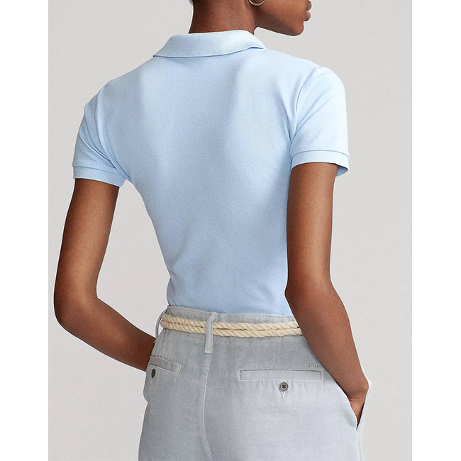 Product RALPH LAUREN JULIE POLO-SLIM-SHORT SLEEVE-POLO SHIRT base image