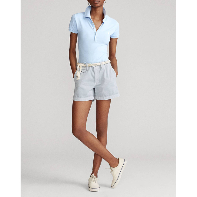 Product RALPH LAUREN JULIE POLO-SLIM-SHORT SLEEVE-POLO SHIRT base image