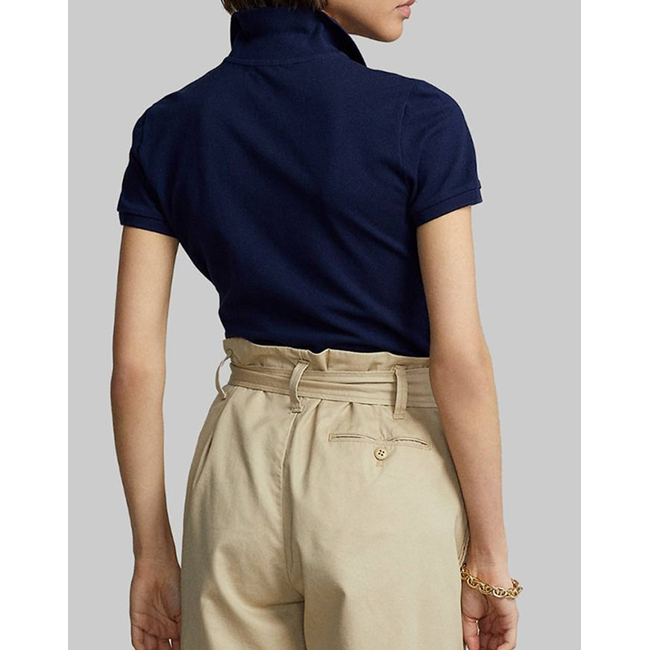 Product RALPH LAUREN JULIE POLO-SLIM-SHORT SLEEVE-POLO SHIRT base image