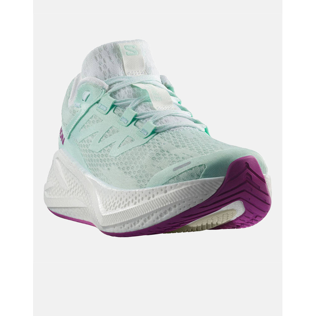 Product SALOMON RUNNING - AERO AERO GLIDE 3 W BAY / WHITE / WILLOWHERB WOMEN'S SHOES base image