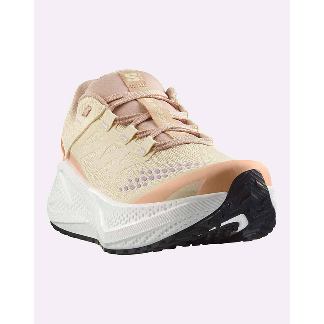 Product SALOMON GRAVEL RUNNING - AERO AERO GLIDE 3 GRVL W SHORTBREAD / WHITE / FUSION CORAL WOMEN'S SHOES base image