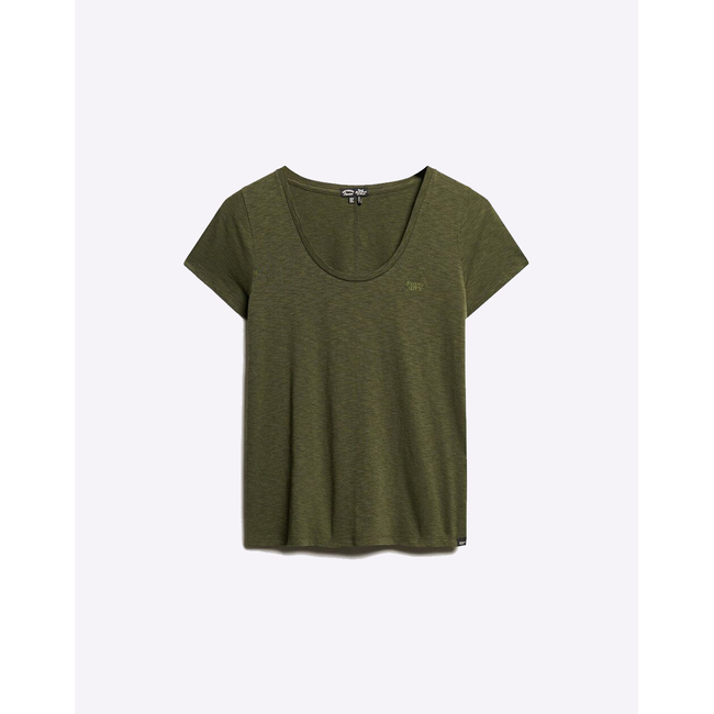 Product SUPERDRY  D1 STUD SCOOP NECK TEE ΜΠΛΟΥΖΑ ΓΥΝΑΙΚΕΙΟ base image