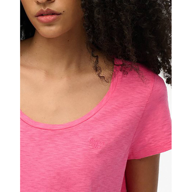 Product SUPERDRY D1 STUD SCOOP NECK TEE WOMEN base image