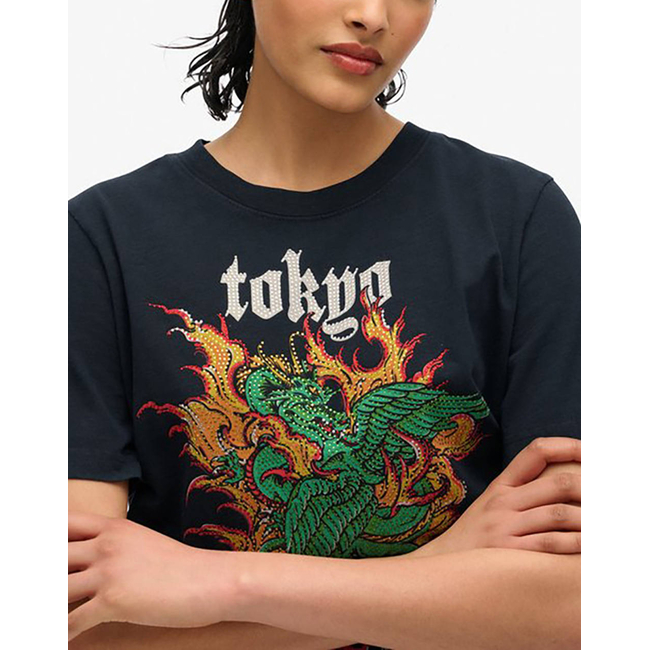 Product SUPERDRY D1 OVIN VL TOKYO RELAXED TEE WOMEN'S T-SHIRT base image