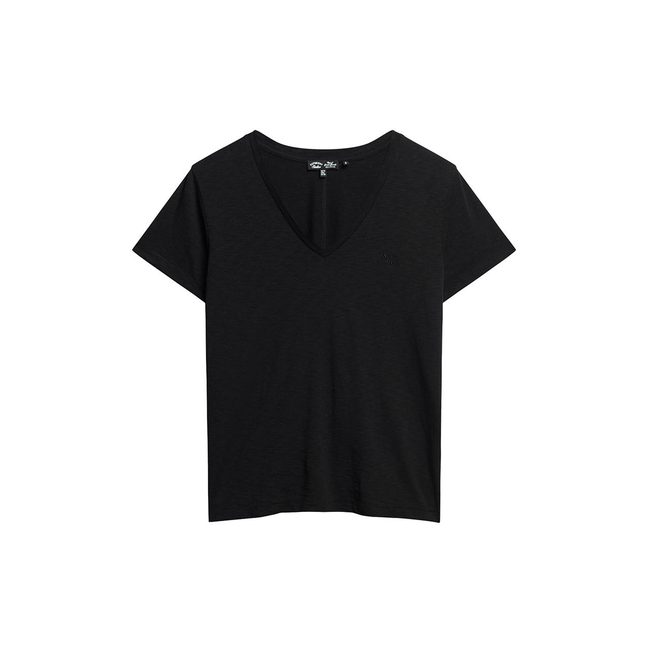 Product SUPERDRY D1 STUD STUDIOS SLUB EMB VEE TEE WOMEN'S T-SHIRT base image