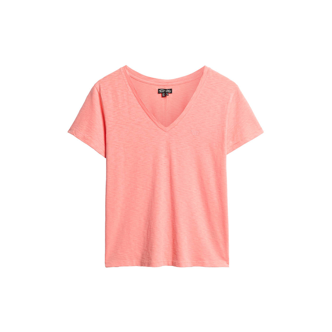 Product SUPERDRY D1 STUD STUDIOS SLUB EMB VEE TEE WOMEN'S T-SHIRT base image